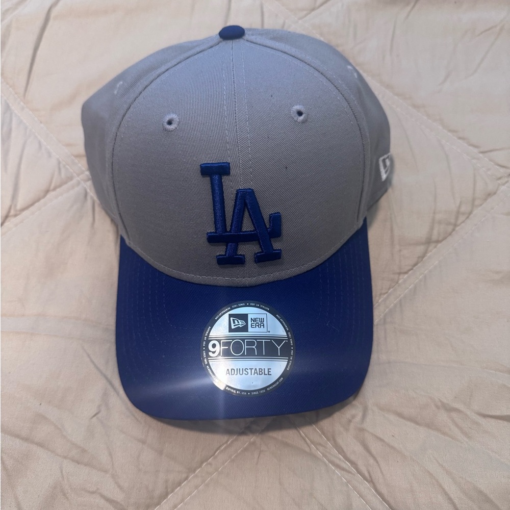 New Era Gray and Blue 9FORTY Cap